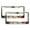 Pattern-495, variant on Rooster Christmas License Plate Frame 2 Pack Rustic Cock Car Accessories Car Accessories US Canada Standard 2 Hole Quality Aluminum Metal License Plate Frames