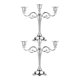 thumbnail image 1 of Candelabros de metal de 2 piezas, candelabros de 3 brazos que pueden contener tres al mismo tiempo, 1 of 9