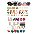 thumbnail image 4 of Juguetes de cocina Accesorios Utensilios de cocina Juguete Juego de simulación Juguete Regalo de aprendizaje Comida 86 piezas, 4 of 9