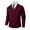 19#Wine, variant on Men's Regular Fit Knit Cardigan, V Neck Single Breasted Long Sleeve, Vacation Casual Sweater For Male
