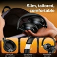thumbnail image 2 of Active Noise Cancelling Headphones,60H Playtime Bluetooth 6.0 Wireless Headphones with Hi-Res Audio, Over Ear Headphones with Microphone, Deep Bass,Comfort Fit,Foldable Headset for Travel Office Game, 2 of 7