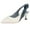White, variant on Sandals for Women 2025, Xunlbb Summer Women's Shoes Fine Heel Color Blocking High Heeled Sandals(Black,Size:35)