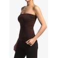 thumbnail image 3 of Seamless Strapless Bandeau Tube Top Shaping Ribbed Waist Tank, 3 of 6