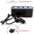 thumbnail image 4 of Distribuidor para Automóvil Ygjytge 12 V Enchufe para Encendedor Cigarrillos 4 Vías Puerto USB LED, 4 of 9
