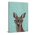 thumbnail image 4 of Marmont Hill Brown Hippie Deer II Wall Art, 4 of 6