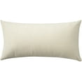 thumbnail image 2 of Mina Victory Holiday Pillows Applique Sheep Beige 12" x 24" Throw Pillow, 2 of 4