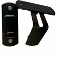 thumbnail image 4 of (Negro) Perno de pestillo de puerta abatible de 90 grados Puerta de granero Cerradura de ángulo recto Hebilla de puerta curva 70 mm, 4 of 5
