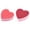 Pink/Red, variant on CHENjy Heart Shaped Sponges, Non Scratch Double Sided Dishwashing Sponge for Kitchen Cleaning, Heart Sponges Scrubber, Pink