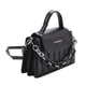 thumbnail image 3 of Bolsas De Hombro Bolso de hombro con cadena de PU de color puro para mujer, minibolsos de moda a la moda (negro) Tmvgtek Para Estrenar, 3 of 8