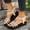 White, variant on WIZUTIZ Womens Beach Sandals Flat Sandals Women's Sandals Gym Comfort Stretch Hollow Out Sandals Pull-On Round Toe Shoes Low Heel (1"-2") Medium Solid Sandals for Lady Anniversary New Arrivals Black