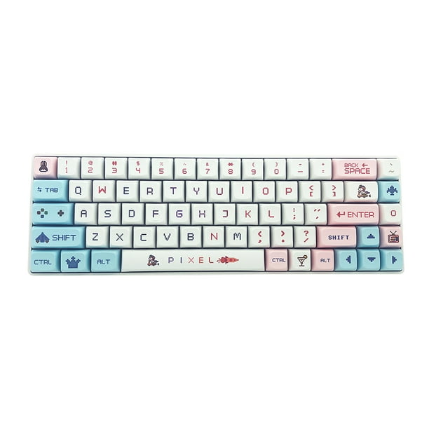 Juego de teclas de teclado mecánico PBT XDA DIY de 127 teclas para interruptor MX