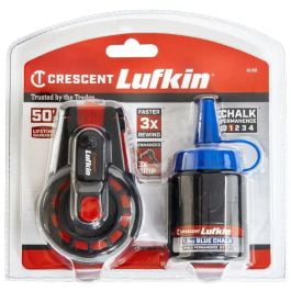

Lufkin Lufkin CL50 Compact Chalk Reel 50 Foot Line Gear Rewind 3:1 Gear Ratio