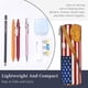 thumbnail image 3 of Easygdp American Flag And Baseball para Estuche de Lápices Cilíndrico de Cuero con Cremallera, Organizador de Lápices de Cuero para Escuela, Oficina y Viajes, 3 of 6