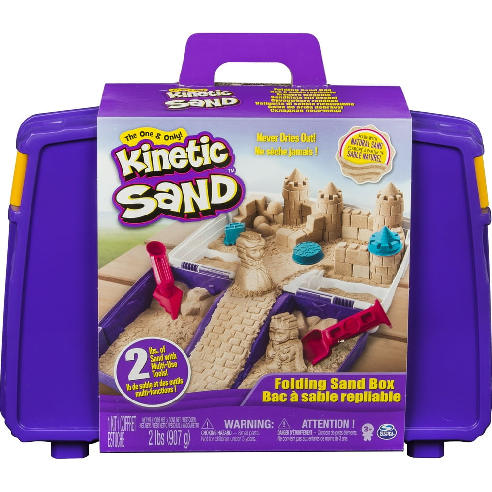 Sand, Folding Sand Box with 2lbs of Sand and Mold and