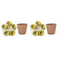 thumbnail image 1 of Taza para beber insectos y abejas bebedero con forma de flor FLhrweasw amarillo, 1 of 2