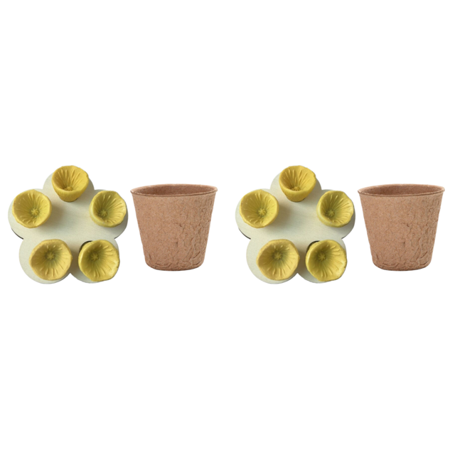 Taza para beber insectos y abejas bebedero con forma de flor FLhrweasw amarillo