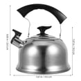 thumbnail image 2 of Silver Kettle Stainless Steel Stove Top Kettle for Home Use 1 Piece, 2 of 5