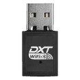 thumbnail image 1 of DXT Adaptador 2 en 1 WiFi Bluetooth 4.2 USB Mini 600Mbps 2.4G/5G Doble Banda Inalambrico Windows NDXTAD6BK, 1 of 6