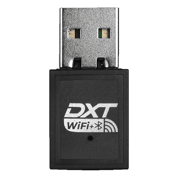 DXT Adaptador 2 en 1 WiFi Bluetooth 4.2 USB Mini 600Mbps 2.4G/5G Doble Banda Inalambrico Windows NDXTAD6BK