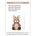 thumbnail image 5 of Koko the Kangaroo Plush Toy 13.8 Inch Soft Stuffed Animal Cute Plush Doll for Home Decor Gift, 5 of 8