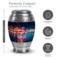 thumbnail image 2 of MUKTIVE Flamingo Urns for Human Ashes Men - Urns for Ashes Adult Mother - Purple Adults Urn for Burial Women - 10 Inch Large Urn for Male & Female, 2 of 7