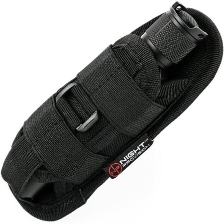 TH1C Compact Tactical Flashlight Holster Pouch for Belt (Closed-End)