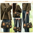 thumbnail image 4 of FORMRS Womens Shoulder Bag with Chain Strap Clutch Purse Cute Tote Handbag, Sun Moon and Stars Pattern, 4 of 7