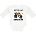 thumbnail image 3 of Inktastic Sister of the Birthday Boy Girls Long Sleeve Baby Bodysuit, 3 of 5