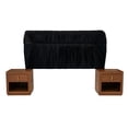 thumbnail image 2 of Recamara KS 4 Piezas Umira Negro y Nogal - Kessa Muebles, 2 of 5