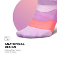 thumbnail image 5 of Feetures Elite Ultra Light Cushion Ankle Socks - Sport Sock with Targeted Compression - Orchid Sunset, S (1 Pair), 5 of 7