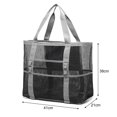 thumbnail image 4 of YAOMOBB Sac de Plage Familial Grande Capacité Multi-Poches Séchage Rapide Portable Shampooing Gel Douche Rangement Voyage, 4 of 7