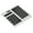 White, variant on Solar Powered Pocket Desktop Calculator with LCD Writing Pad Silent Button Notepad for Study