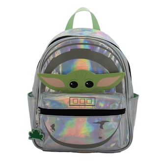 Disney Silver and Multicolor Kids Backpack Amazon.com | Loungefly Sequin Rainbow Minnie Mini Backpack  main image 3