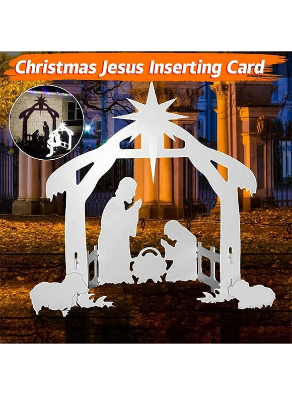 Outdoor Nativity Scene in Nativity Scenes