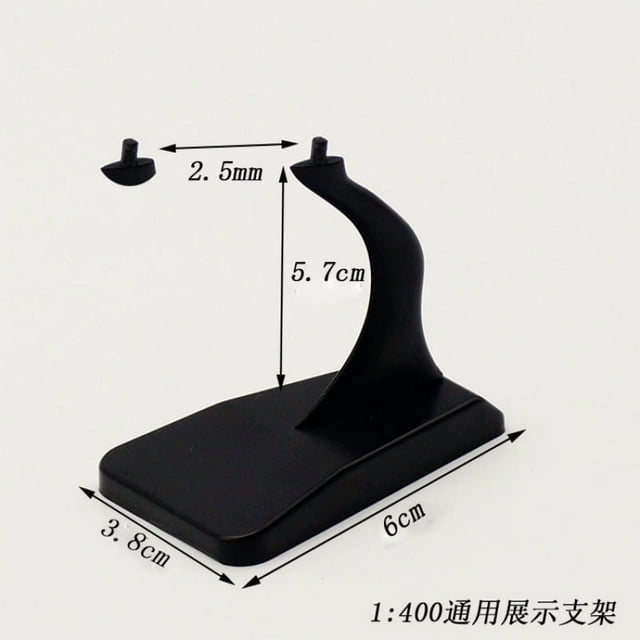 Shisuyan Model Plane Display Stand: 1:400 Die-Cast Metal Aircraft Stand Plastic Base Small Building Blocks Airplane Holder For Office And Home Decor