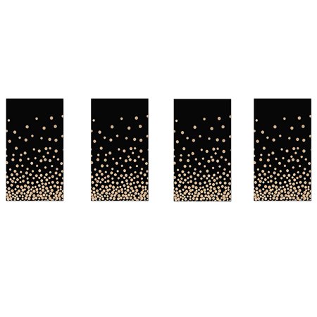 

Disposable Plastic Tablecloths Rectangle Black Dot Tablecloths for Parties Christmas Picnic Birthdays and Wedding