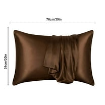 Clearance RXIRUCGD Silk Pillow Cases 20*30In Satin Pillowcase For Hair And Skin Pillowcases Standard Size Luxury And Soft Satin Pillow Covers
