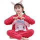 thumbnail image 3 of Pijama de franela para niños de Anime Sanrioed, jersey de primavera y otoño, pijama cálido de estilo coreano con dibujos animados de Kuromi Cinnamoroll, ropa de casa para niños, 3 of 5