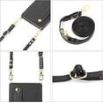 thumbnail image 3 of for iPhone 15 Plus Case with Card Holder for Women, Phone Case Crossbody with Wrist Strap & Removable Adjustable Shoulder Lanyard Cover for iPhone 15 Plus KB Black, 3 of 17