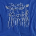 thumbnail image 2 of Metalocalypse Dethklok Band Women's T Shirt, Royal, Large, 2 of 6