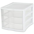 thumbnail image 5 of Sterilite ClearView Stacking 3 Drawer Storage Organizer System, (12 Pack), 5 of 11