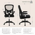 thumbnail image 2 of Silla de Oficina Ergonomica XPross XP-SO-CML Altura Ajustable Negro 6.49 pulg, 2 of 5