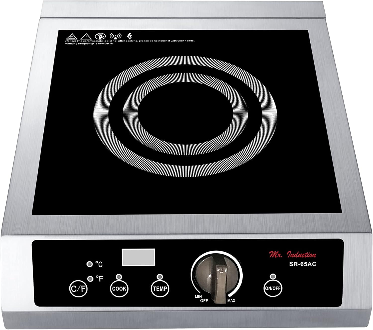 Sunpentown SR-65ACA 2600 watt & 220-240V Countertop Commercial Range Cooktop