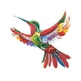 thumbnail image 1 of Huanglei Colorful Hummingbird Wall Decoration Pendant Metal Ornaments Crafts Wall Sticker, 1 of 6