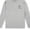 Heather Grey, variant on Mens UPF 30+ Rashguard Swim Tee Long Sleeve Running Shirt Swimwear with Design, White/Blue (UPF 30+), Size: S, Endless Summer