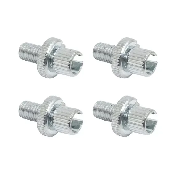 4-Piece Motorcycle and ATV Brake Clutch Cable Adjuster Kit, 8mm Larger Adjusting Nut and Bolt, Durable and Easy-to-Install