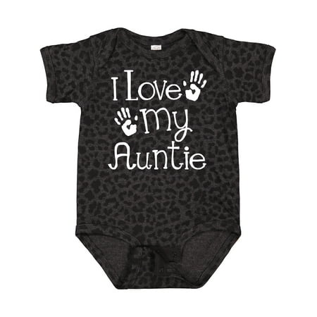 

Inktastic My Auntie Loves Me Childs Gift Baby Boy or Baby Girl Bodysuit