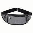 thumbnail image 3 of Running Belt Waist Pack Bag Crossbody Bag Chest Bag Camping Waist Fanny Pack Grey, 3 of 8