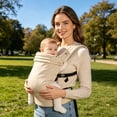 thumbnail image 2 of Newborn Baby Carrier for Toddlers 0-3 Years Old - Ergonomic 2-Position Baby Carrier with Head and Neck Support, Hip-Healthy Positioning, 2 of 5