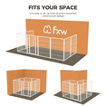 thumbnail image 7 of FXW Homeplus Indoor Dog Playpen - Stress-Free and Safe Play, 40 Inch 12 Panels for Puppy and Small Dogs, White│Patented, 7 of 7